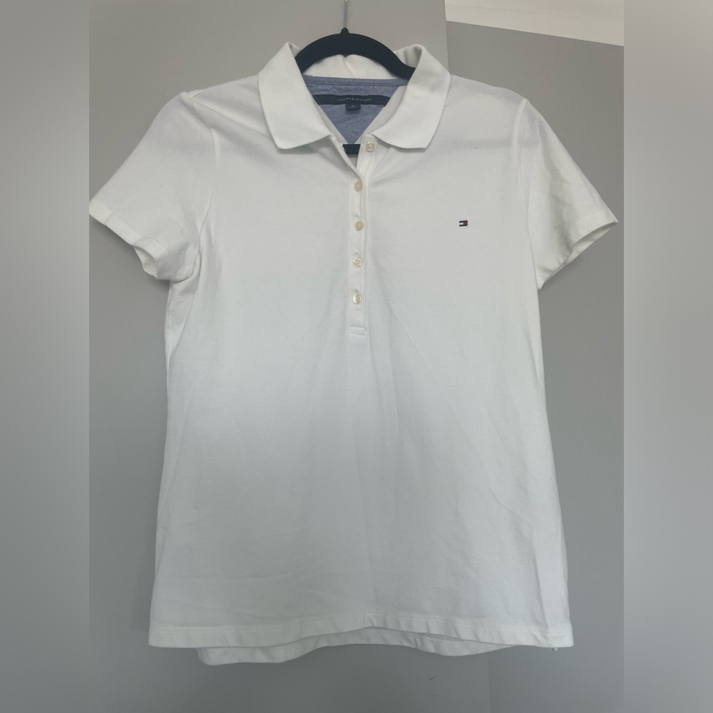 Tommy Hilfiger Women’s White Polo Top